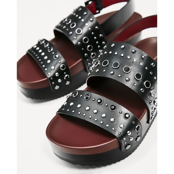 studded platform sandals